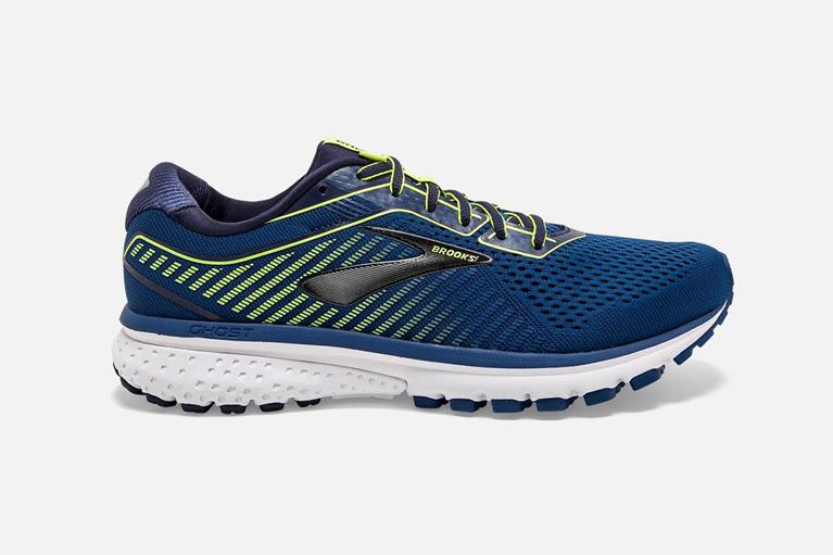 Brooks Ghost 12 Mens Road Running Shoes - Blue - Indonesia (PVLU-50298)